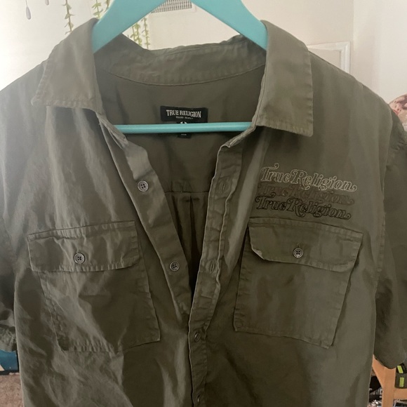 True Religion Short Sleeve button up - Picture 4 of 4